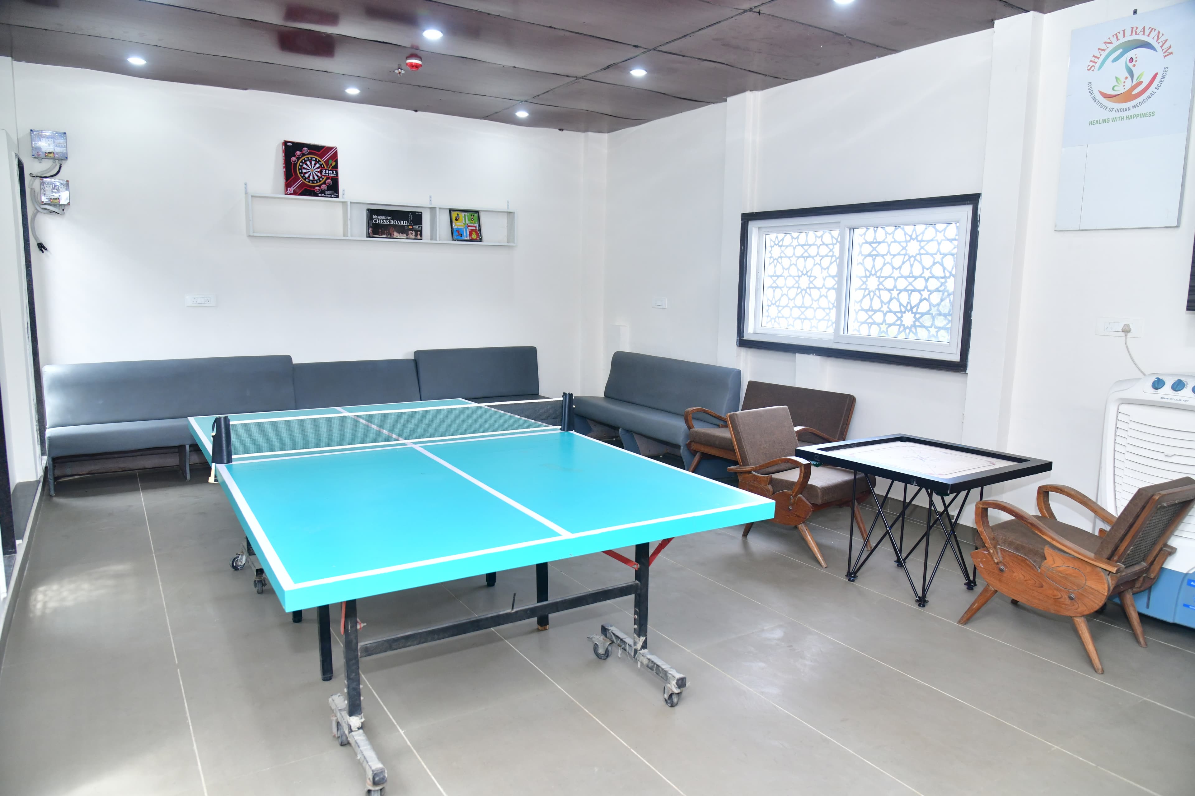 Recreation center room